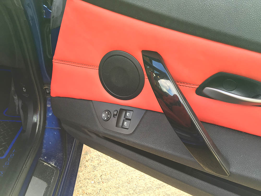 BMW Z4 Custom interiors - Red nappa leather